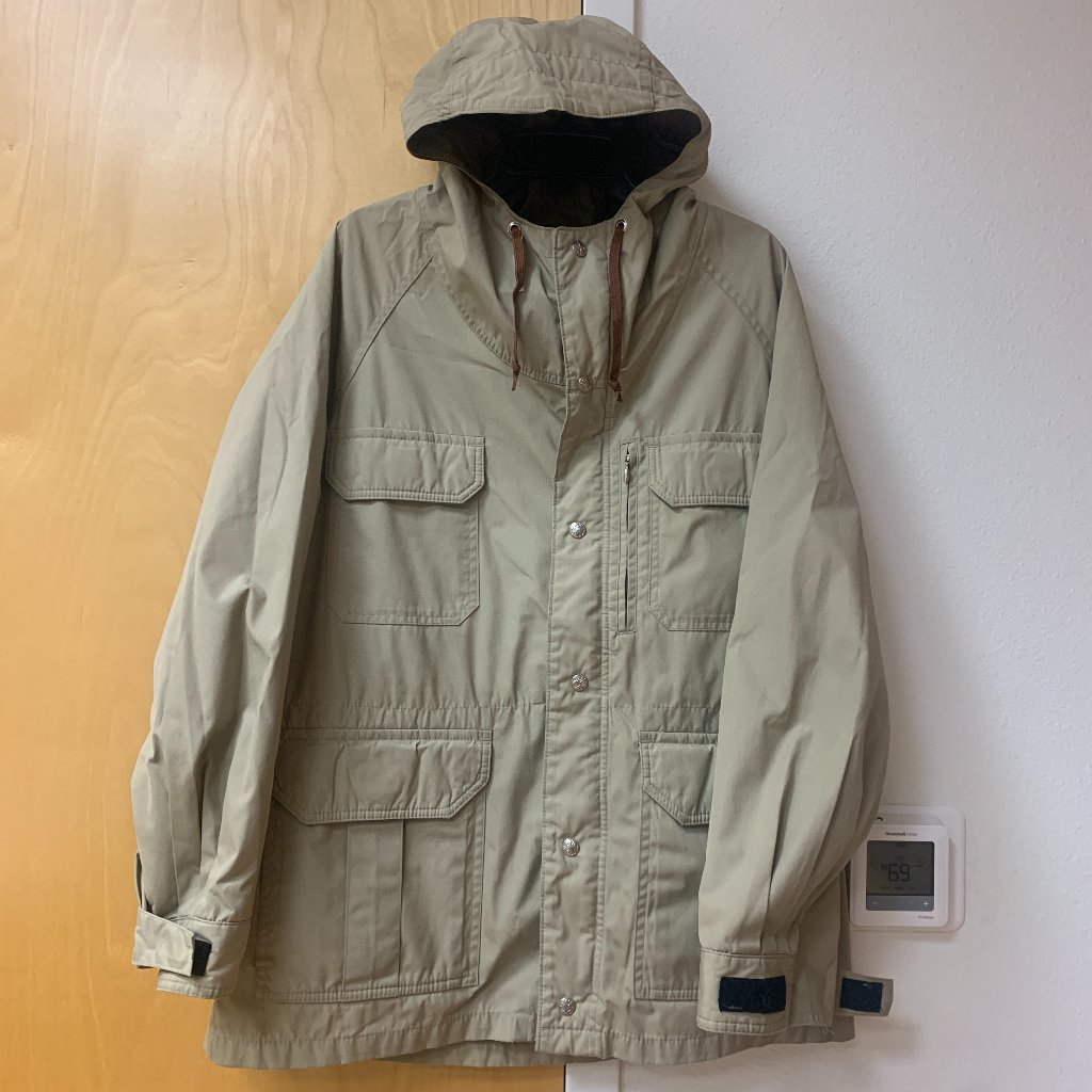 Mens - Sz Xl-Xxl Vintage 80s Rei Mountain Parka Raincoat Hooded Jacket Hiking